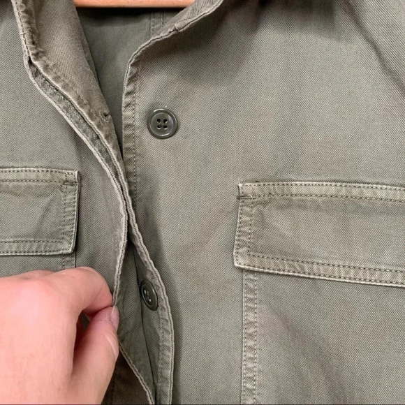 Madewell Oversized Cargo Drawstring Vest Size Small - Picture 8 of 11